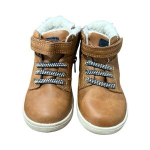 Cat & Jack Tan Kids Boots with Faux Fur